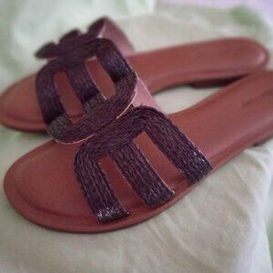 The Drop Women's Monika Flat H-Band Slide Sandal